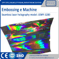 Naadloze laser holografie embossing machine